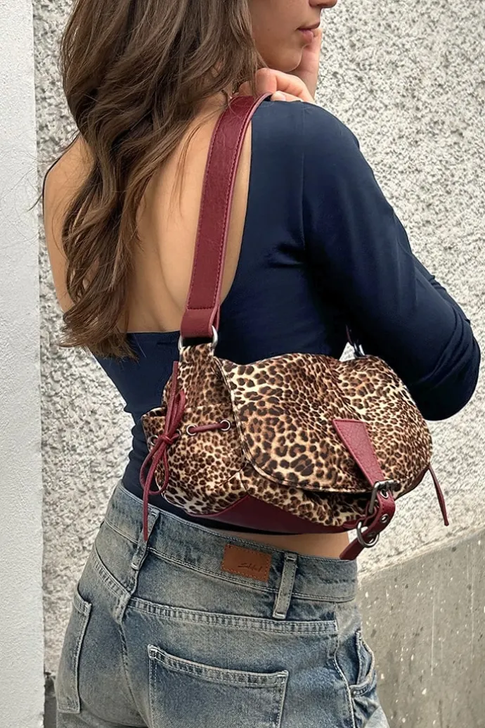 Donna Subdued Borsa leopardata