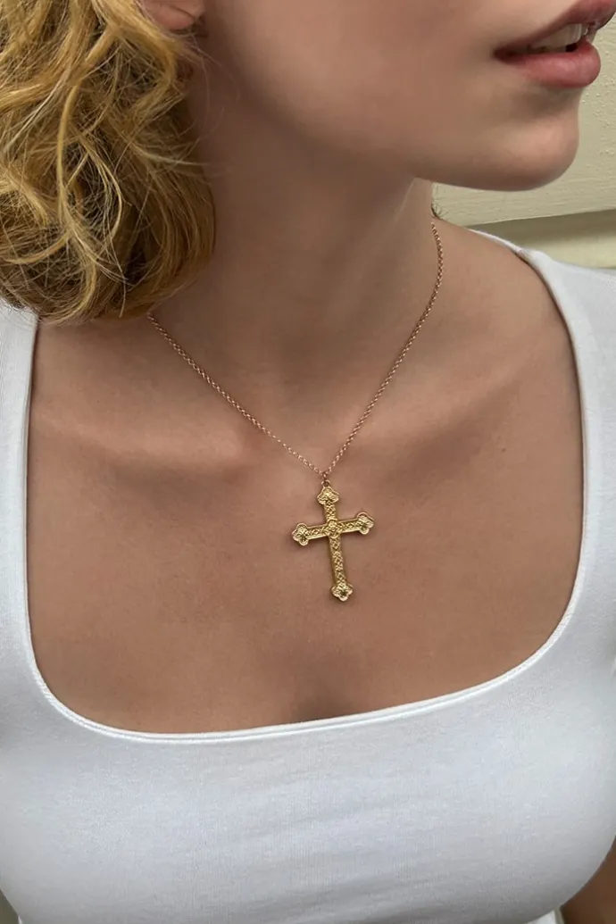 Donna Subdued Collana croce