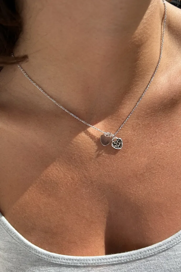 Donna Subdued Collana doppio cuore