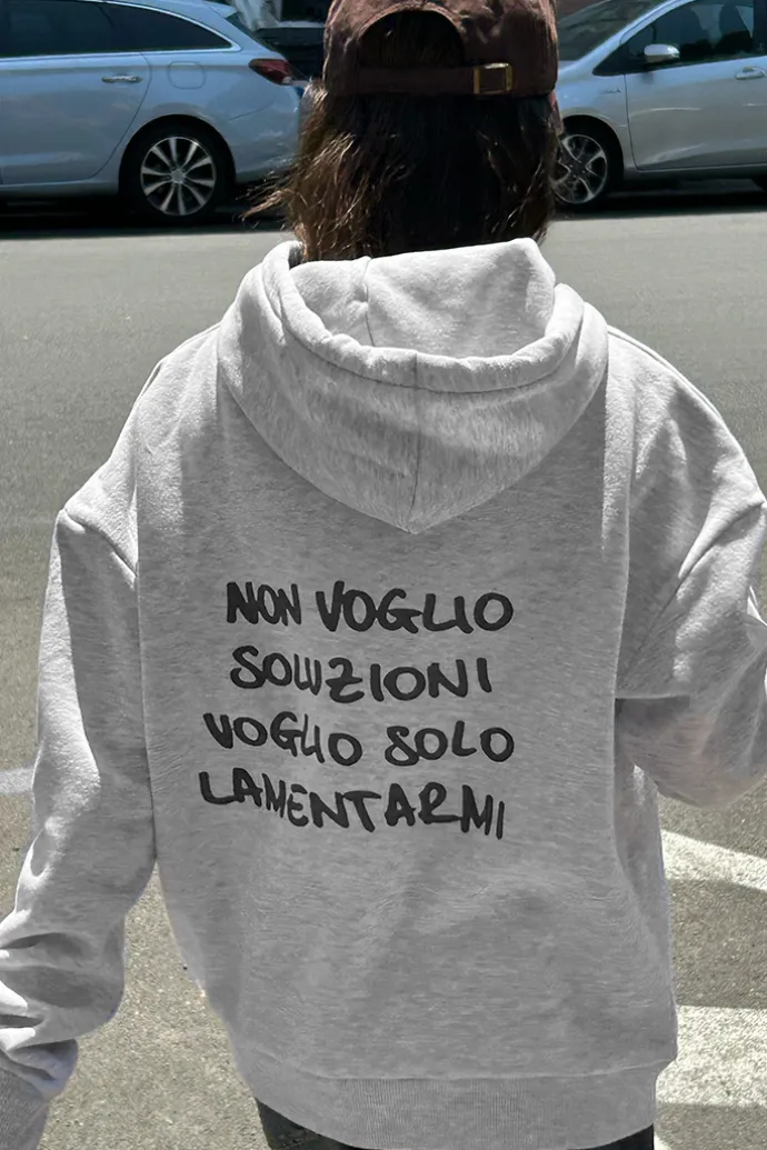 Donna Subdued Felpa Non voglio soluzioni