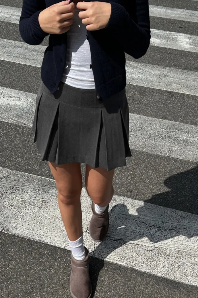 Donna Subdued Gonna shorts con pieghe