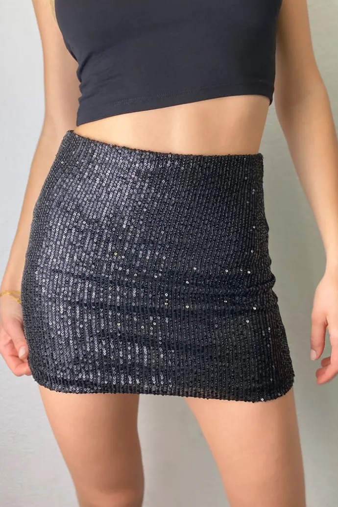 Donna Subdued Gonna tubino con paillettes