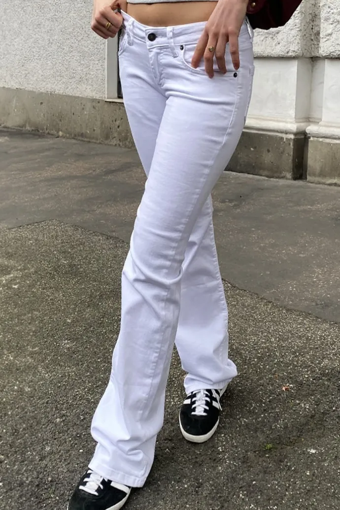 Donna Subdued Jeans flare low waist