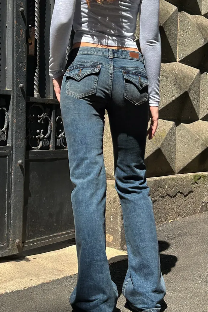 Donna Subdued Jeans flare low waist