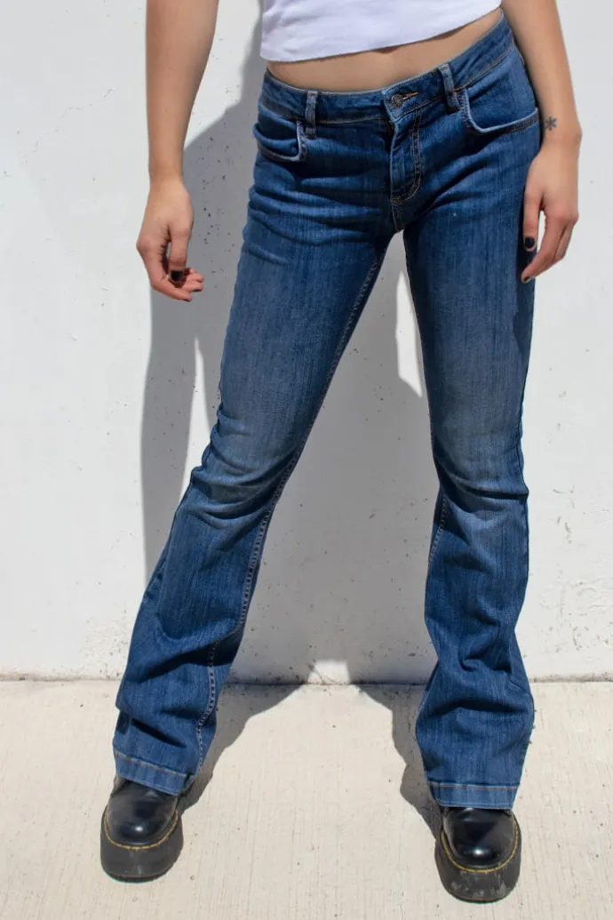 Donna Subdued Jeans flare low waist