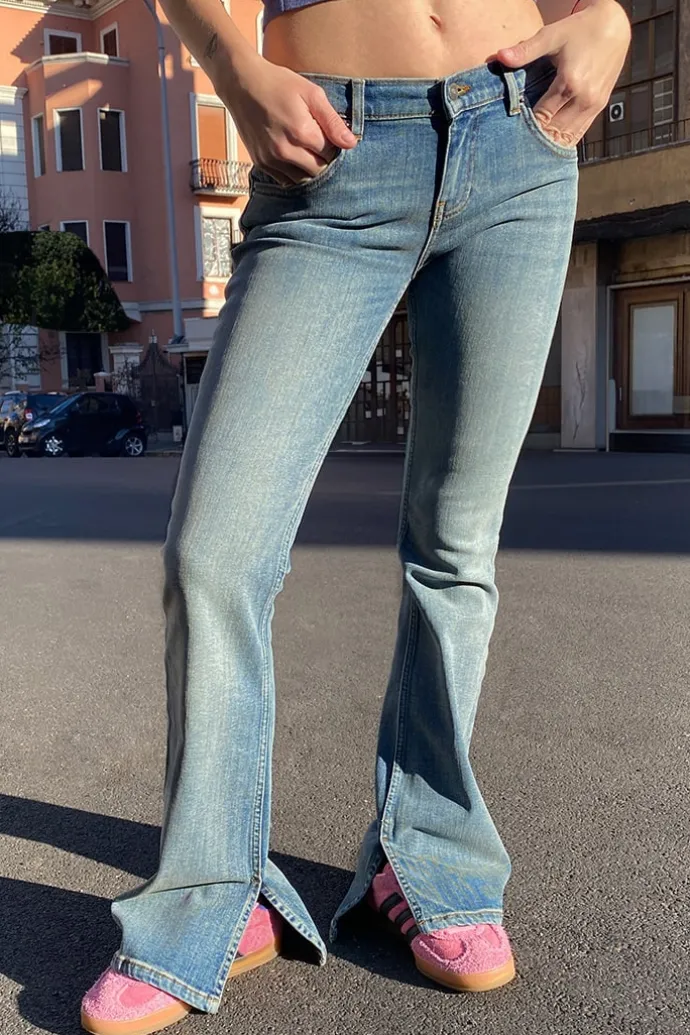 Donna Subdued Jeans side split