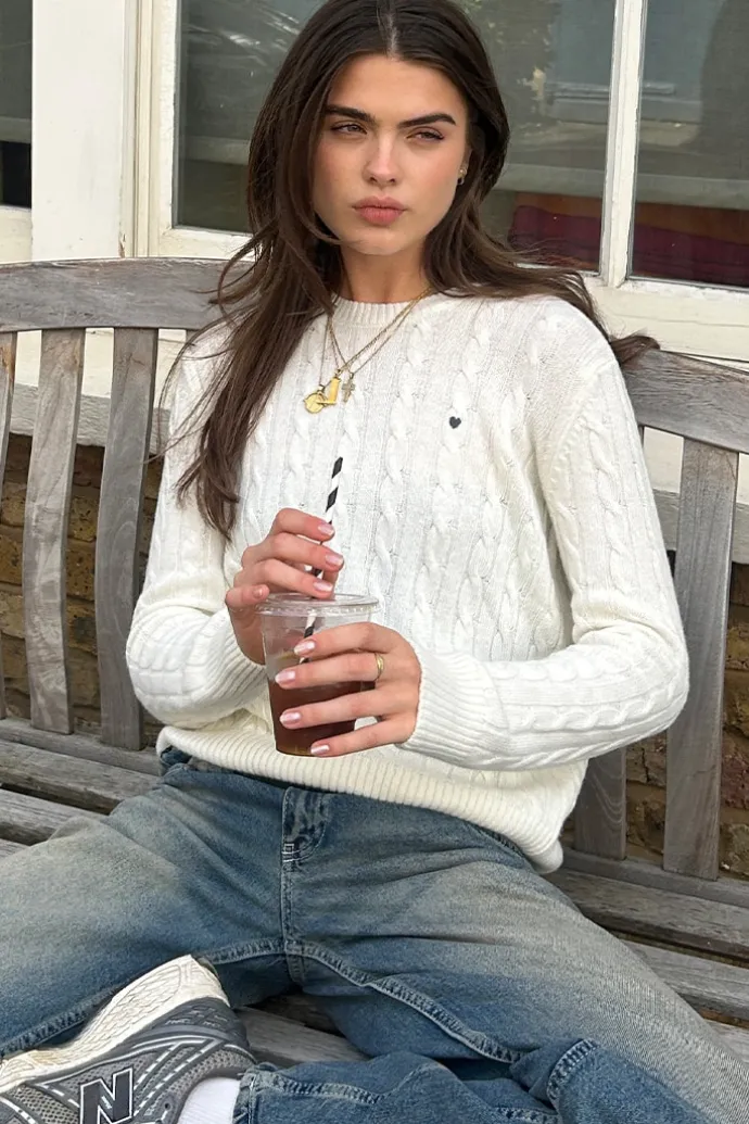 Donna Subdued Maglione Heart