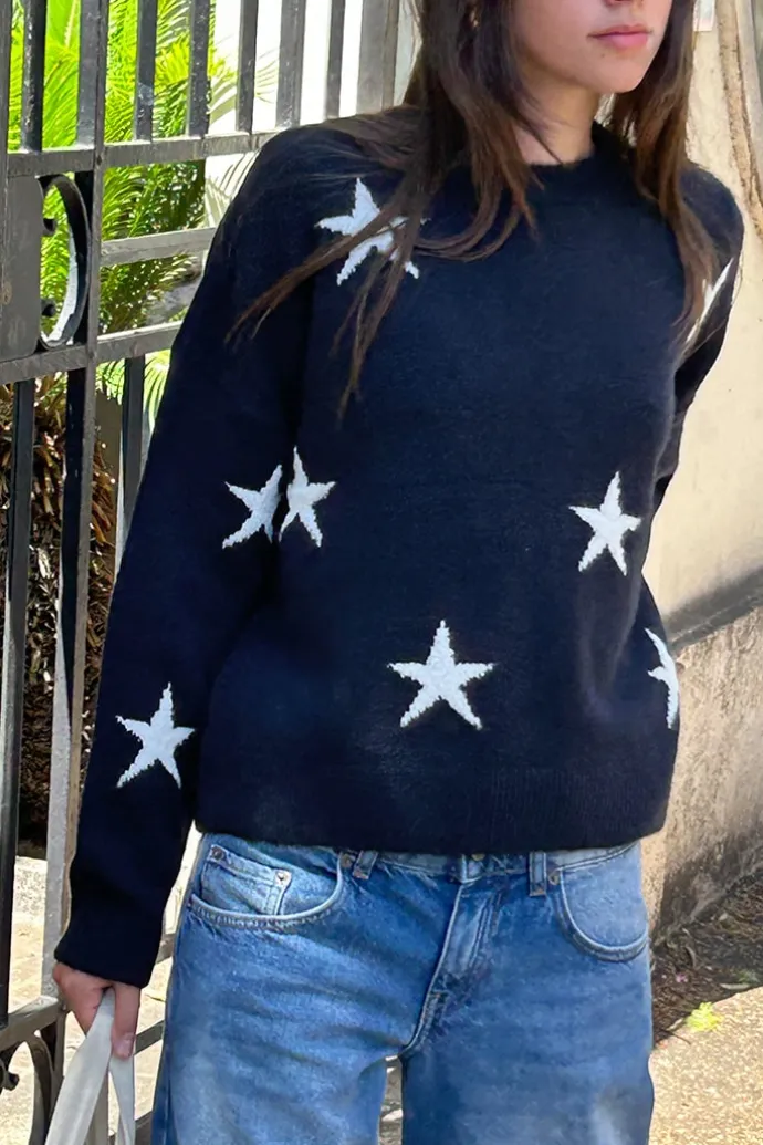 Donna Subdued Maglione Stelle