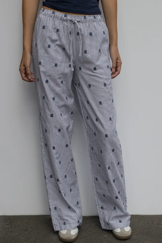 Donna Subdued Pantaloni con orsi wide-leg