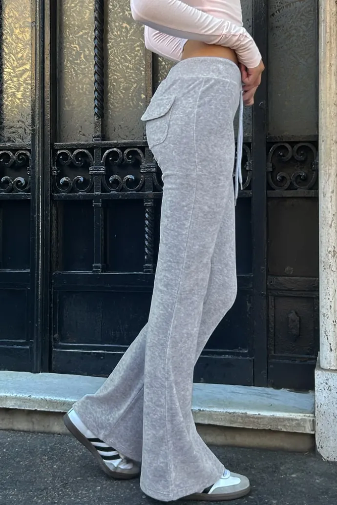 Donna Subdued Pantaloni flare ciniglia