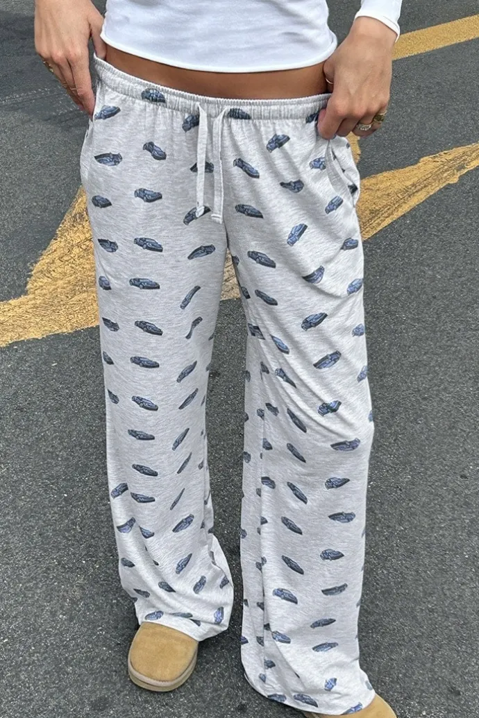 Donna Subdued Pantaloni wide-leg con coulisse con Cars