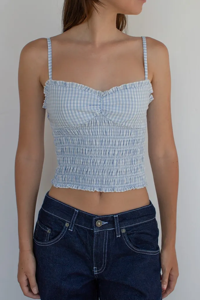 Donna Subdued Tank top fili elastici