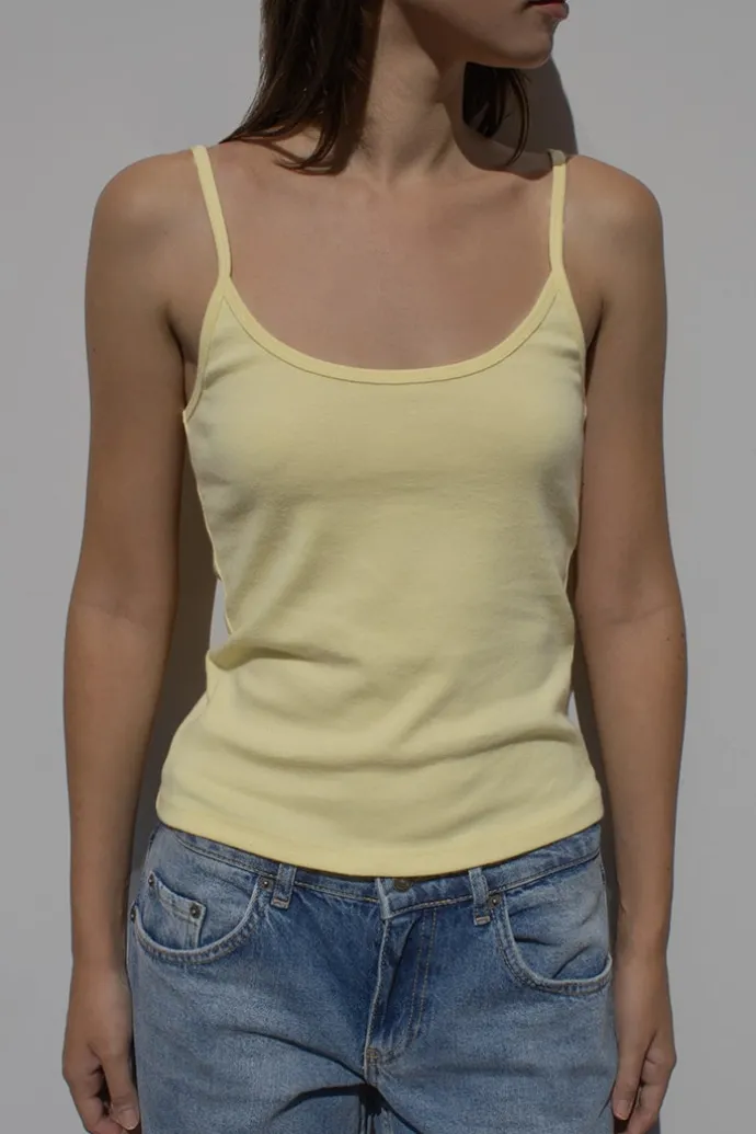 Donna Subdued Top scollo rotondo