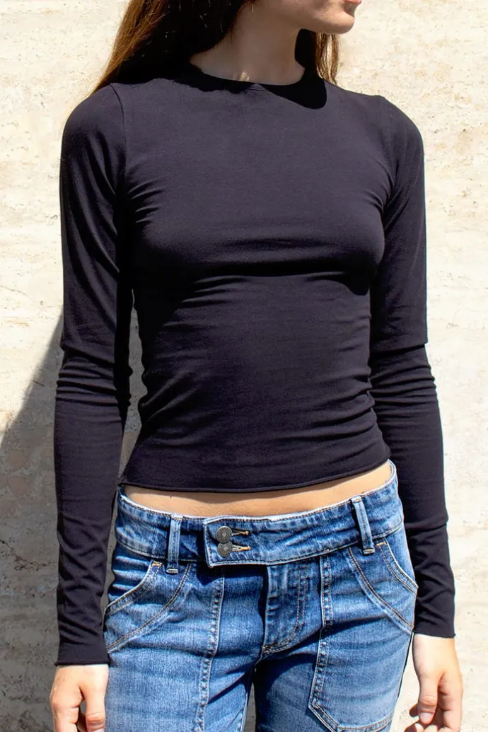 Donna Subdued T-shirt maniche lunghe