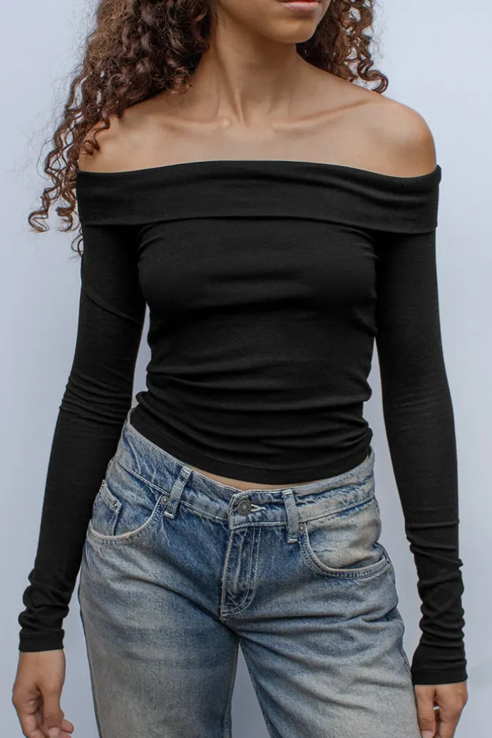 Donna Subdued T-shirt off shoulders