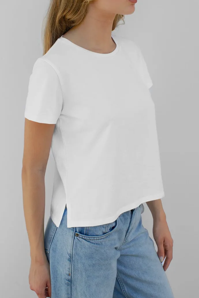Donna Subdued T-shirt spacchetti