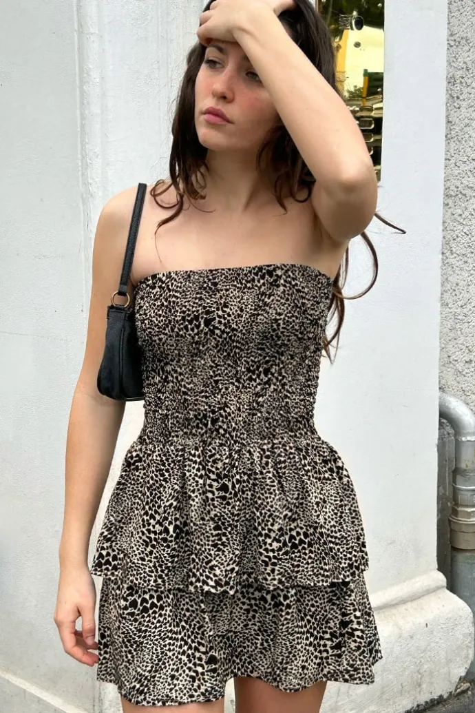 Donna Subdued Vestito fili elastici